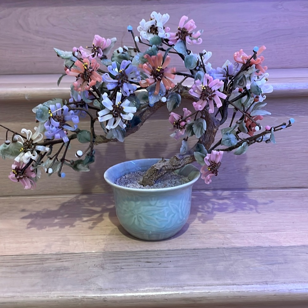 Vintage hand crafted Bonsai tree.